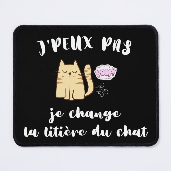 Item preview, I CAN'T - I change the cat litter - WHITE designed and sold by Theia-Creations.
