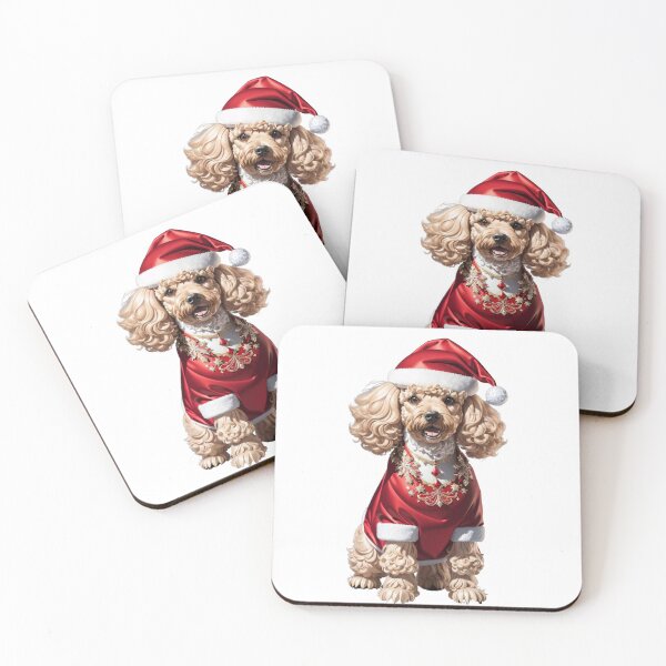 Item preview, Santa Paws Deluxe: The Poodle Edition! designed and sold by Thinglish Lifestyle.