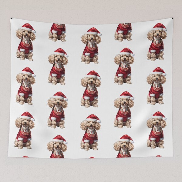 Item preview, Santa Paws Deluxe: The Poodle Edition! designed and sold by Thinglish Lifestyle.