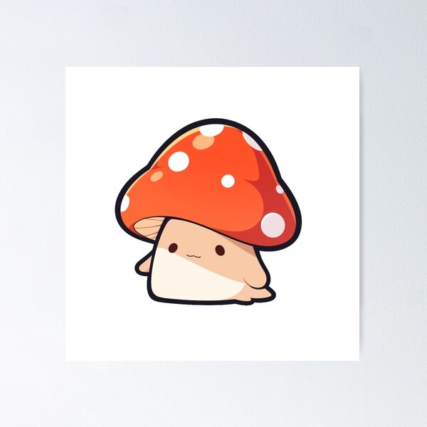 A cute little mushroom gal I made. (First post on reddit ever so kinda  nervous) : r/mspaint