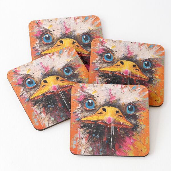 Item preview, Art: Spectacular Ostrich Splash. designed and sold by GiveMeMood.