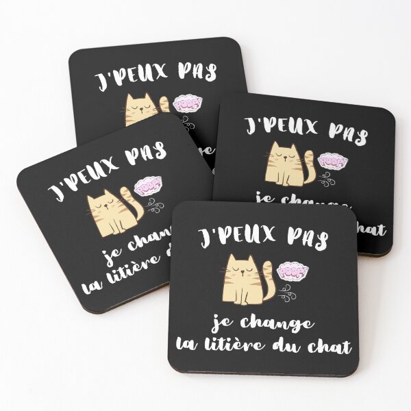 Item preview, I CAN'T - I change the cat litter - WHITE designed and sold by Theia-Creations.
