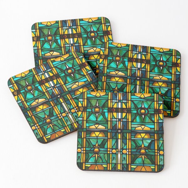 Item preview, Modern design that is reminiscent of windows made of colorful glass panes designed and sold by Pflugart.