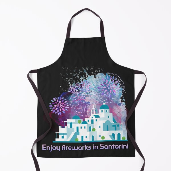 Item preview, Enjoy fireworks in Santorini designed and sold by zzzozzo.