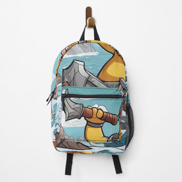 Item preview, Charming Viking Bath Duck: Nordic Explorer Rubber Ducky Design designed and sold by The-Library.
