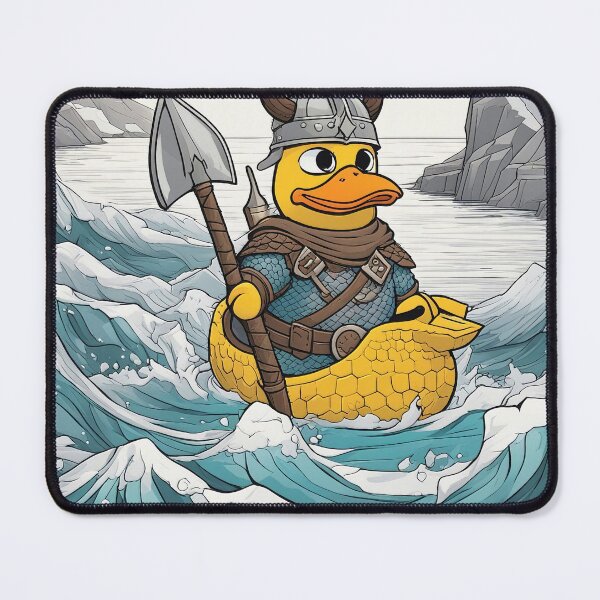 Item preview, Whimsical Viking Rubber Ducky: Cute Nordic Bath Companion Design designed and sold by The-Library.