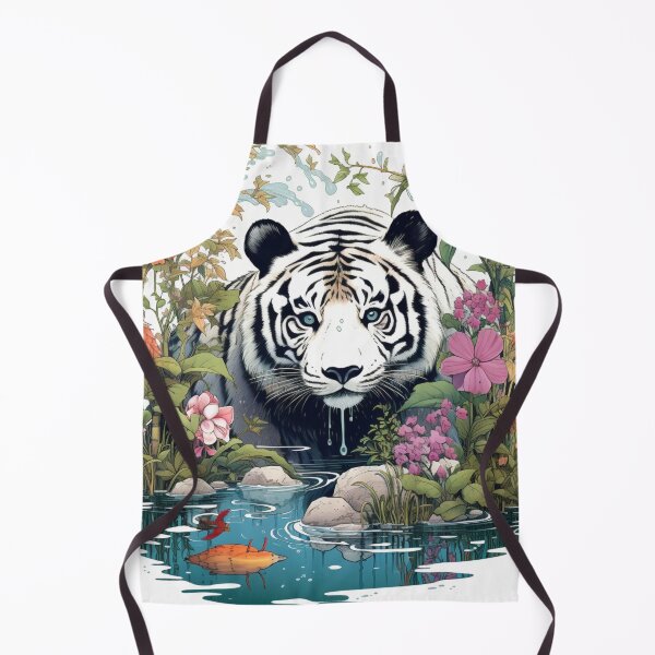Item preview, Tiger and Pond 1 designed and sold by fantasyparadise.