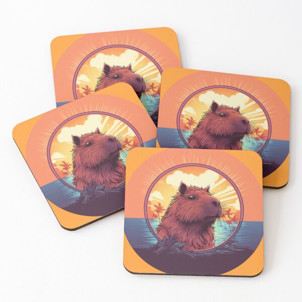 Item preview, Happy Cappy Capybara designed and sold by Nightarcade.