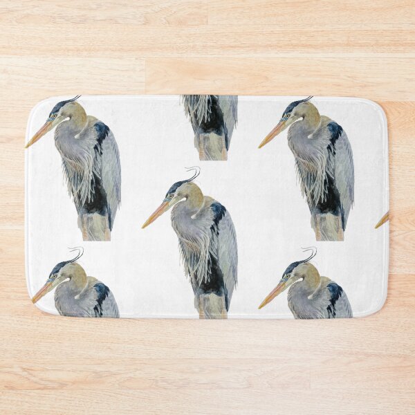 Item preview, Realistic hand painted Heron Watercolor  designed and sold by Bmoony.