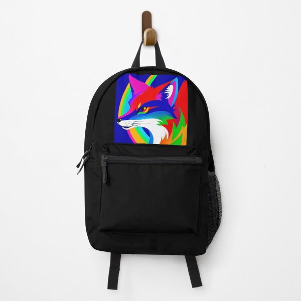 Item preview, Rainbow colored fox designed and sold by zzzozzo.