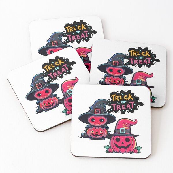 Item preview, ? Cute Grinning Jack-o'-Lanterns Fuchsia - Trick or Treat Halloween Delight! designed and sold by ara-designs.