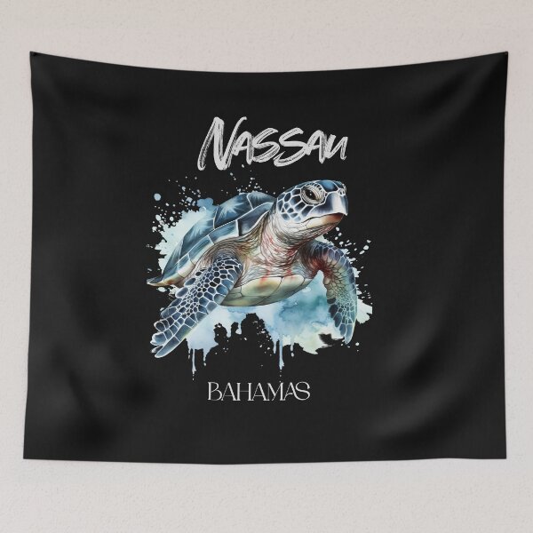 Item preview, Bahamas Bahamian Flag Beach Great Shark Creek designed and sold by smartrocket.