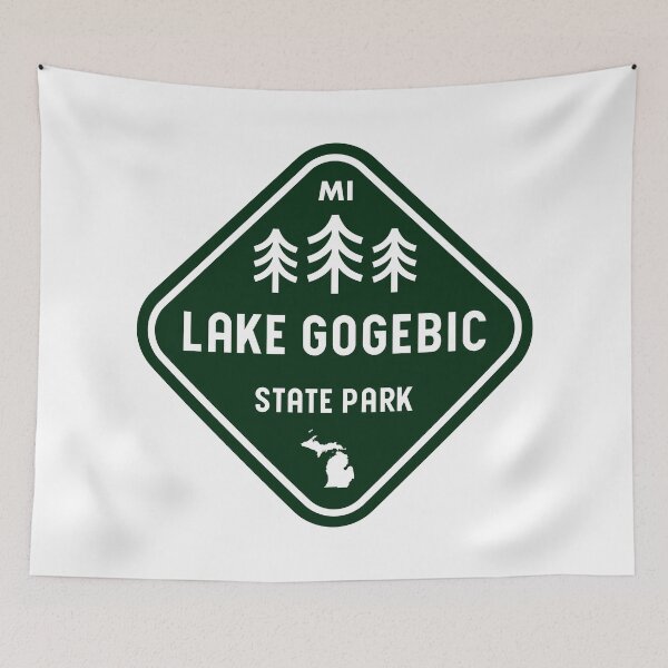 Item preview, Lake Gogebic State Park Michigan Rhombus designed and sold by bivenart.