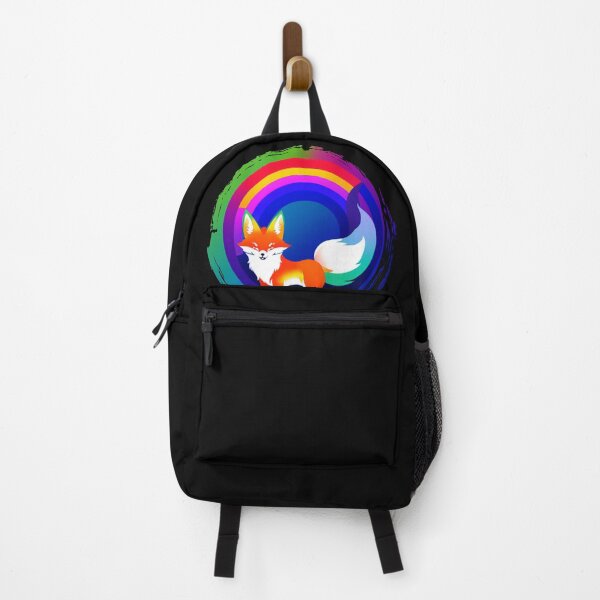 Item preview, Rainbow colored fox designed and sold by zzzozzo.