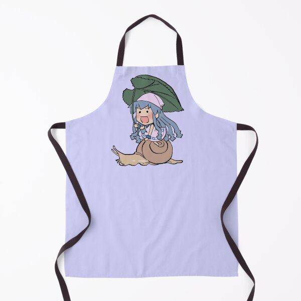 Item preview, I draw happy mini squid girl riding a snail with leaf umbrella / Shinryaku Ika Musume designed and sold by RansRoom.