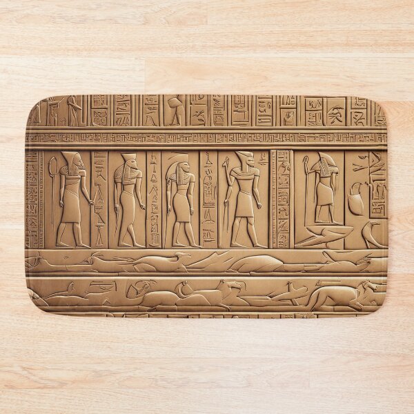 Artikelvorschau, Mystical Nile Scripts: Authentic Ancient Egyptian Hieroglyphics Design entworfen und verkauft von The-Library.