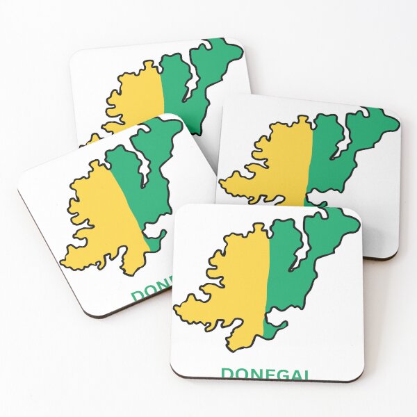 Item preview, DONEGAL- Camisetas de colores del condado - Verde y dorado de Donegal - Camisetas y regalos irlandeses designed and sold by Melty Shirts.