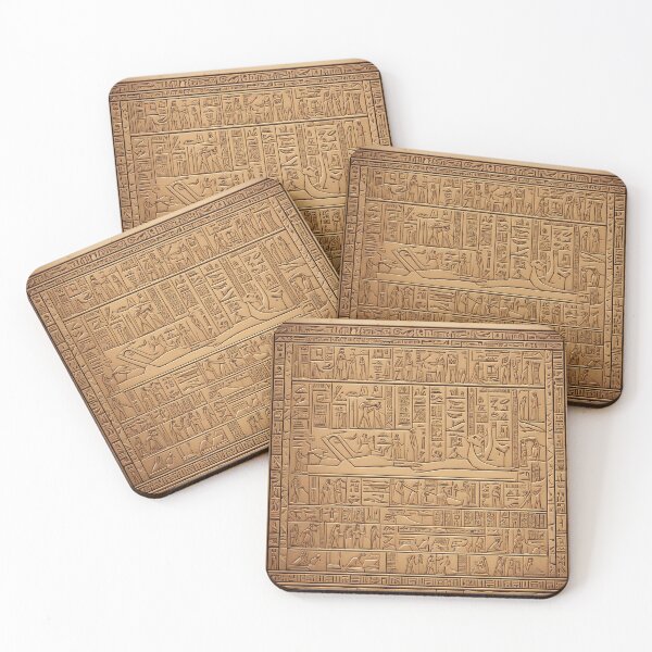 Item preview, Desert Chronicles: Intricate Hieroglyphic Tales from Ancient Egypt designed and sold by The-Library.