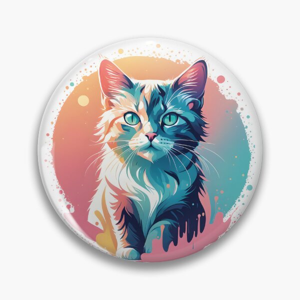 Artikelvorschau, Colorful cat entworfen und verkauft von studiomrska.