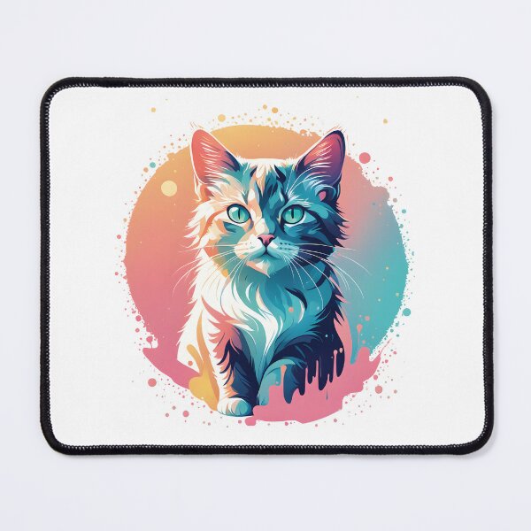 Item preview, Colorful cat designed and sold by studiomrska.
