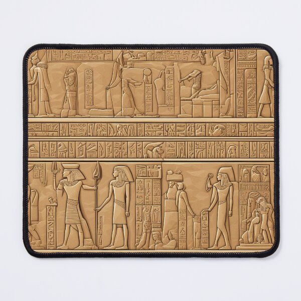 Artikelvorschau, Nile Enigma Patterns: Classic Egyptian Hieroglyphics Artistry entworfen und verkauft von The-Library.