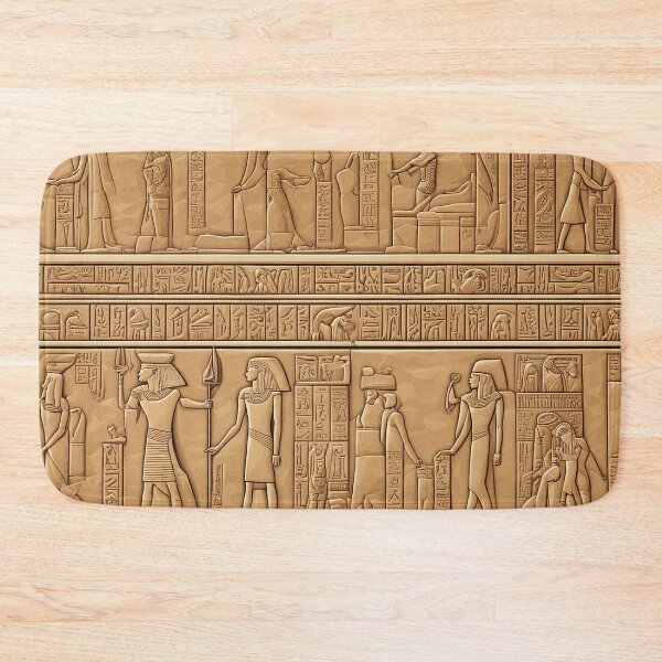 Artikelvorschau, Nile Enigma Patterns: Classic Egyptian Hieroglyphics Artistry entworfen und verkauft von The-Library.