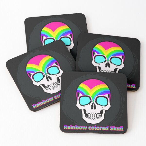 Item preview, Rainbow colored Skull designed and sold by zzzozzo.