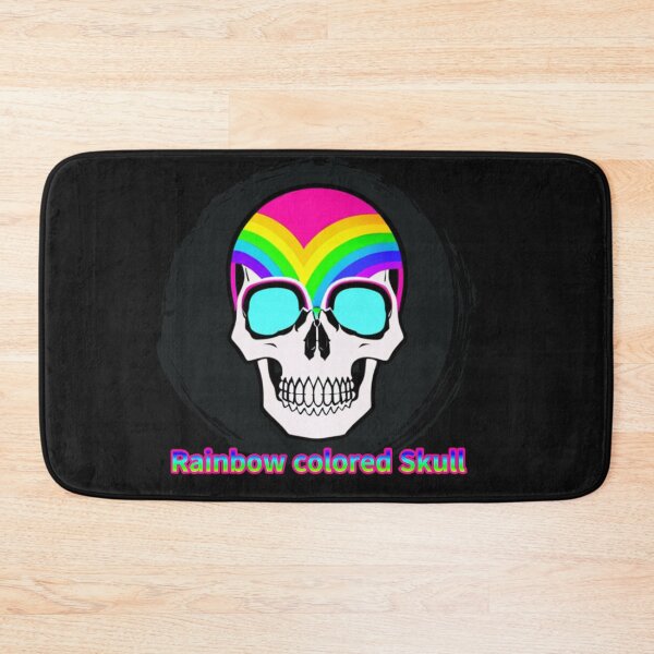 Item preview, Rainbow colored Skull designed and sold by zzzozzo.