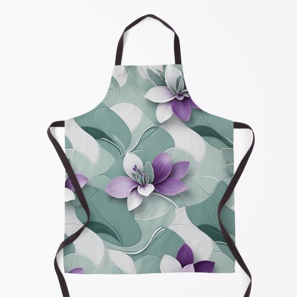 Item preview, Sage Green and Purple abstract Pattern. designed and sold by ExtraEm.