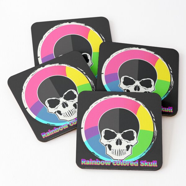 Item preview, Rainbow colored Skull designed and sold by zzzozzo.