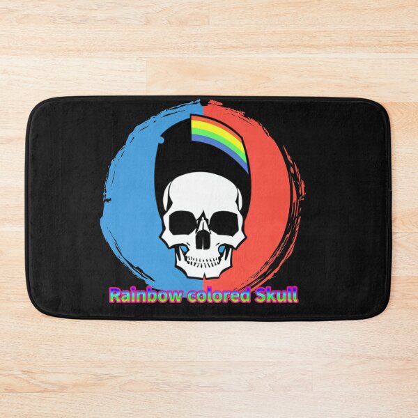 Item preview, Rainbow colored Skull designed and sold by zzzozzo.