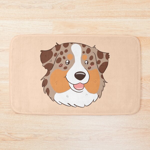 Item preview, Cute red merle australian shepherd dog face designed and sold by Yaragold.