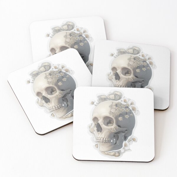 Item preview, Floral Skull Art designed and sold by Hubert  GrafikaExpressArtistry.