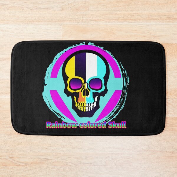 Item preview, Rainbow colored Skull designed and sold by zzzozzo.