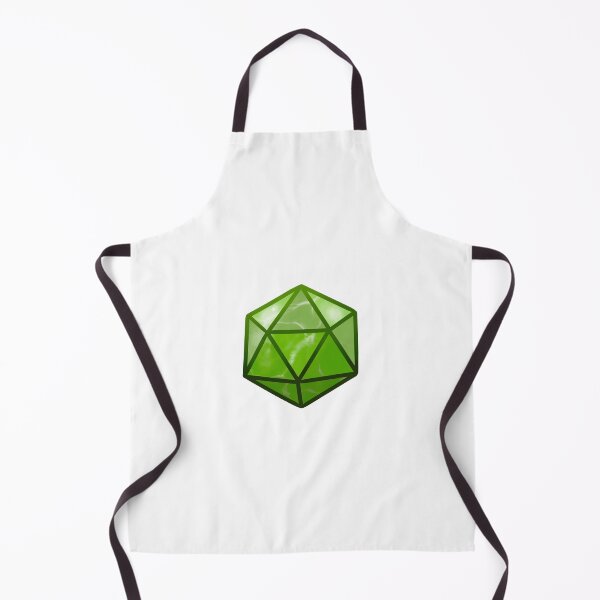 Item preview, D20 Design in Green designed and sold by PinkPlushieArt.