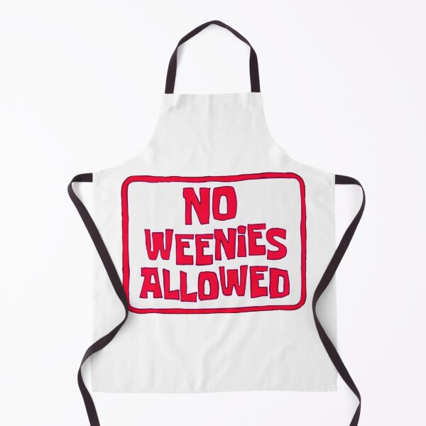 Item preview, Funny No Weenies Allowed Meme designed and sold by Jesticker.