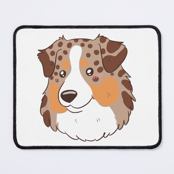 Item preview, Cute red merle australian shepherd dog face designed and sold by Yaragold.