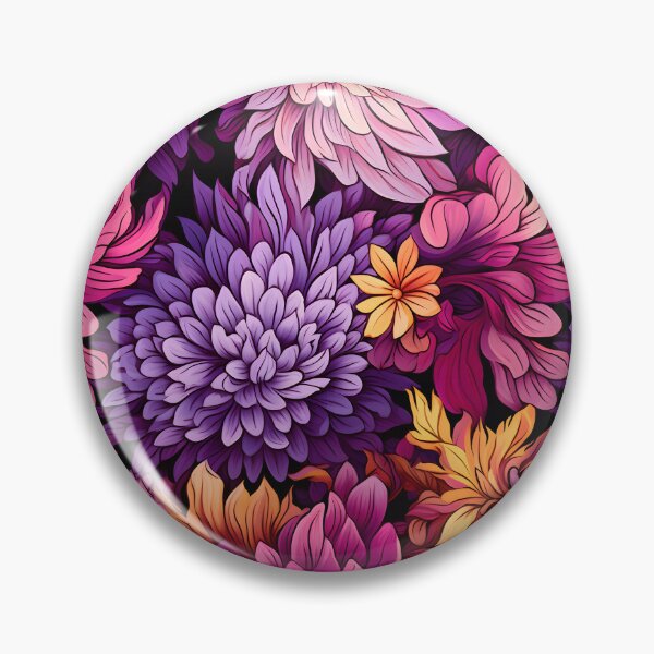 Item preview, Purple Floral Pattern designed and sold by Glenn Slingsby.