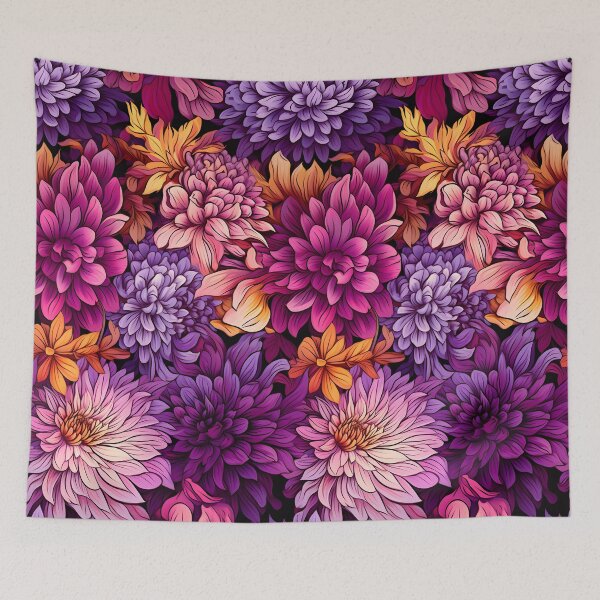 Item preview, Purple Floral Pattern designed and sold by Glenn Slingsby.