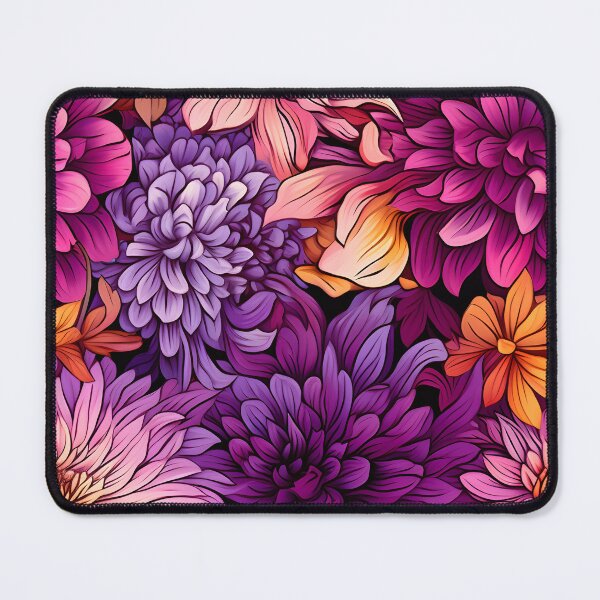 Item preview, Purple Floral Pattern designed and sold by Glenn Slingsby.