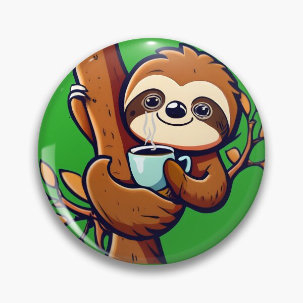 Item preview, Sloth drinking coffee ,sloth  coffee designed and sold by ratchawoot.