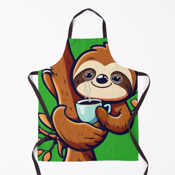Item preview, Sloth drinking coffee ,sloth coffee designed and sold by ratchawoot.