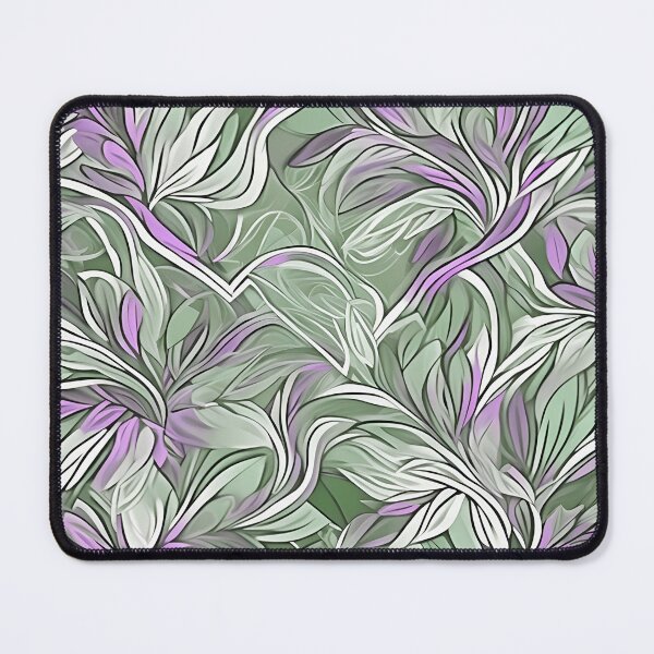 Item preview, Sage Green and Purple abstract Pattern. designed and sold by ExtraEm.