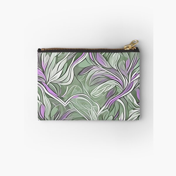 Item preview, Sage Green and Purple abstract Pattern. designed and sold by ExtraEm.