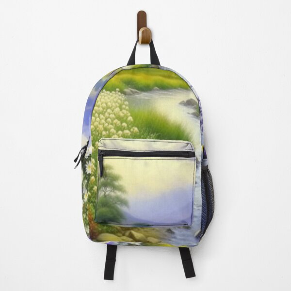 Item preview, Serene green fields with lilac and purple tones designed and sold by ATSCreationsZA.