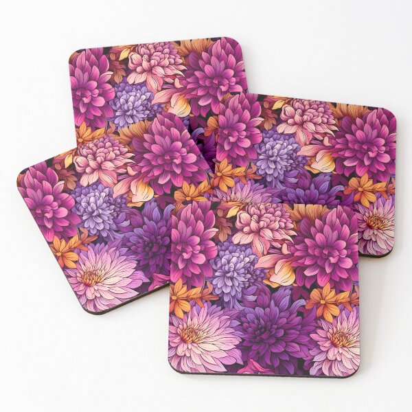 Item preview, Purple Floral Pattern designed and sold by Glenn Slingsby.