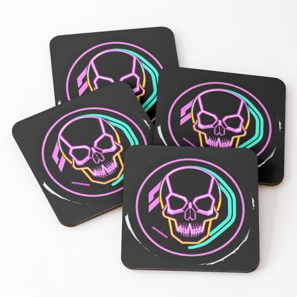 Item preview, Skull in neon designed and sold by zzzozzo.