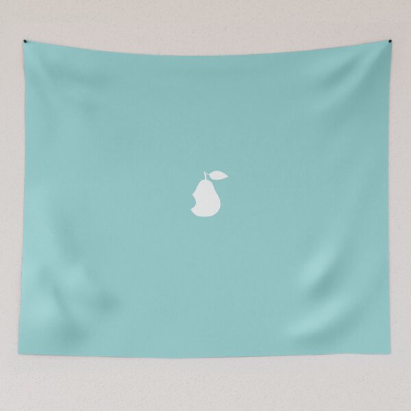 Item preview, ipear - pear bite baby blue designed and sold by ZiphGames.