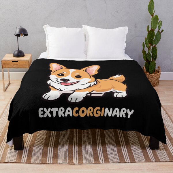 Item preview, extraCORGInary. Cute and fanny portrait of corgi dog designed and sold by twisted-dot.