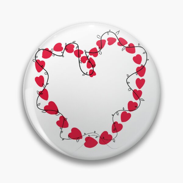 Item preview, Cute red hearts and vines designed and sold by TiffyChaa.
